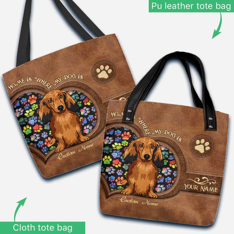 Dog Mom - Personalized Dog Tote Bag