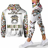 Glitter And Dirt Master Of Both - Personalized Racing Hoodie and Leggings