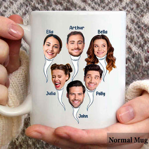 Thank You For Not Swallowing Us - Personalized Mother's Day Mother Mug