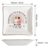 Remember I Love You Mom - Gift for mom, grandma, aunt, sister - Personalized Jewelry Dish