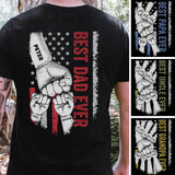 Best Dad Ever - Personalized Father T-shirt and Hoodie