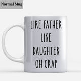 Like Father Like Son - Gift for dad, dad, son - Personalized Mug