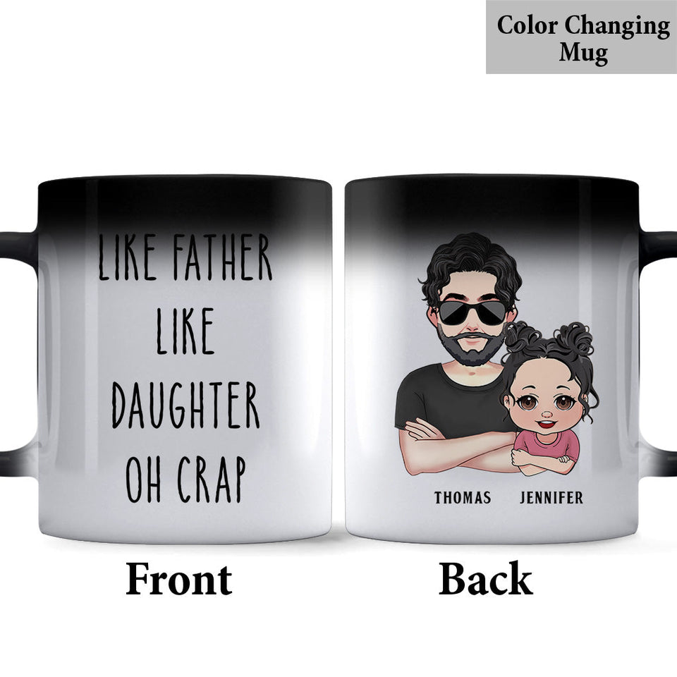 Like Father Like Son - Gift for dad, dad, son - Personalized Mug