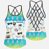 Airplane Mode - Personalized Travelling Cross Tank Top