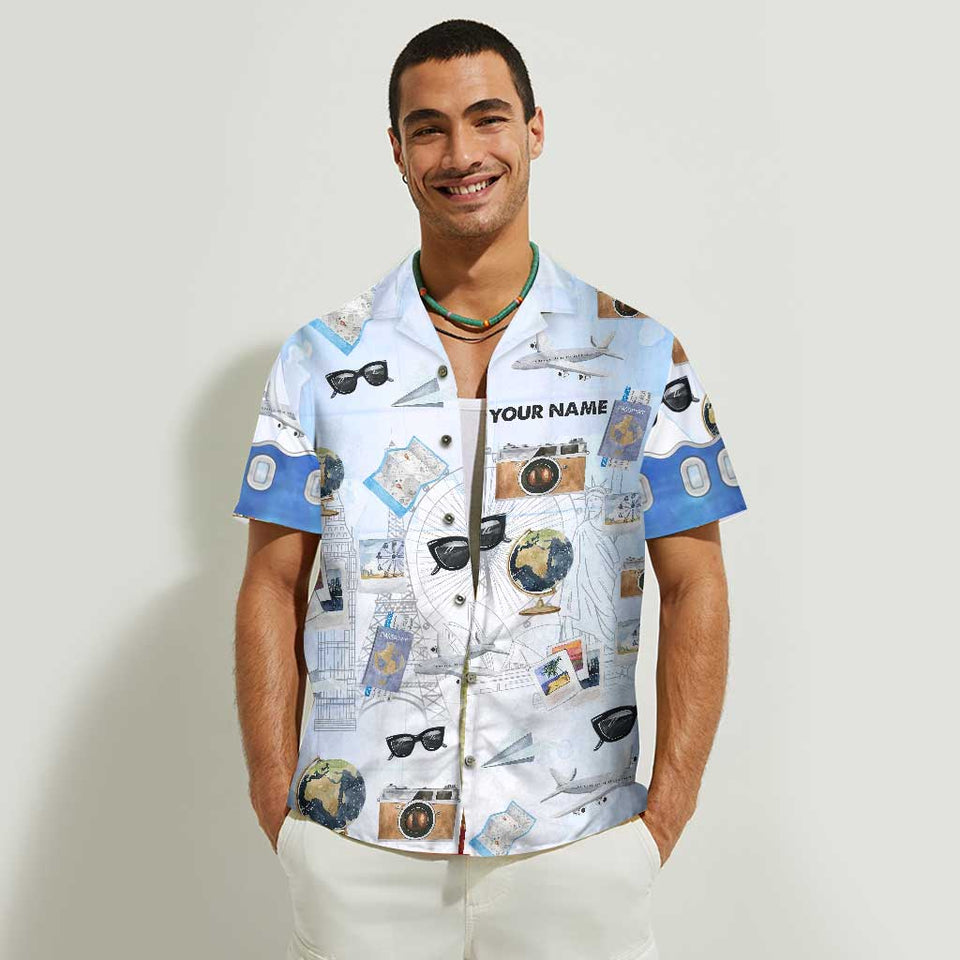 Airplane Mode - Personalized Travelling Hawaiian Shirt