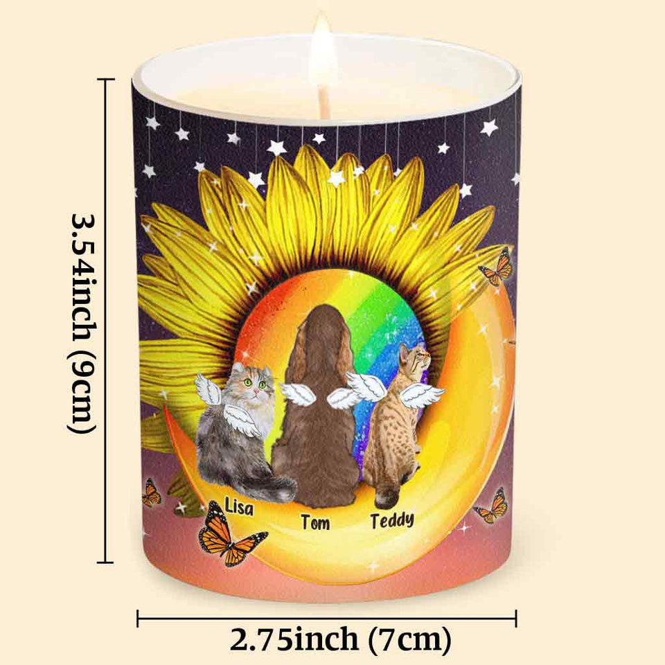 Best Friends Are Never Forgotten - Personalized Dog Candle With Wooden Lid