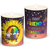 Best Friends Are Never Forgotten - Personalized Dog Candle With Wooden Lid