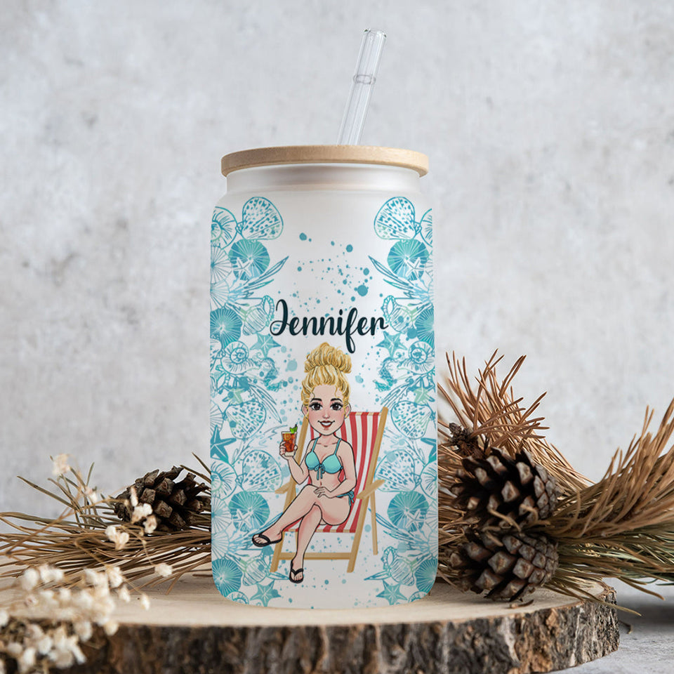 Drink In My Hand - Personalized Sea Lover Can Glass