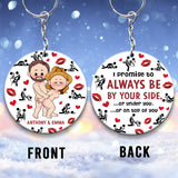 I Promise - Personalized Couple Keychain