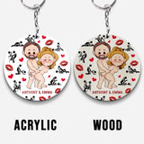 I Promise - Personalized Couple Keychain