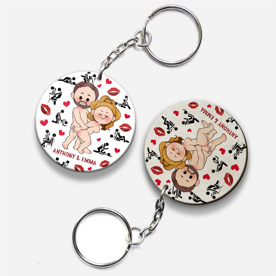 I Promise - Personalized Couple Keychain
