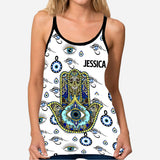 Namaste - Personalized Yoga Cross Tank Top