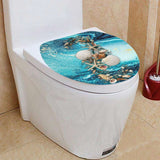 Seashell Glitter - Sea Lover Bathroom Curtain & Mats Set
