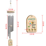 Grandma's Reasons To Bee Happy - Personalized Grandma Wind Chime