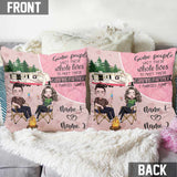 Some People Wait Their Whole Lives Camping Couple - Personalized Throw Pillow