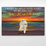 I Want To Hold Your Hand - Personalized Sea Lover Poster