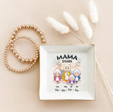 Mama Shark Do Do Do - Personalized Mother Jewelry Dish