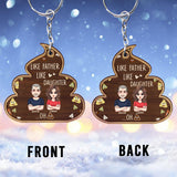 Like Father Like Daughter - Personalized Father Keychain