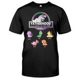 Fatherhood Is A Walk - Gift for dad, grandpa - Personalized T-shirt And Hoodie