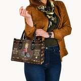 Does This Bag Make My Papers Look Graded - Personalized Teacher Leather Handbag