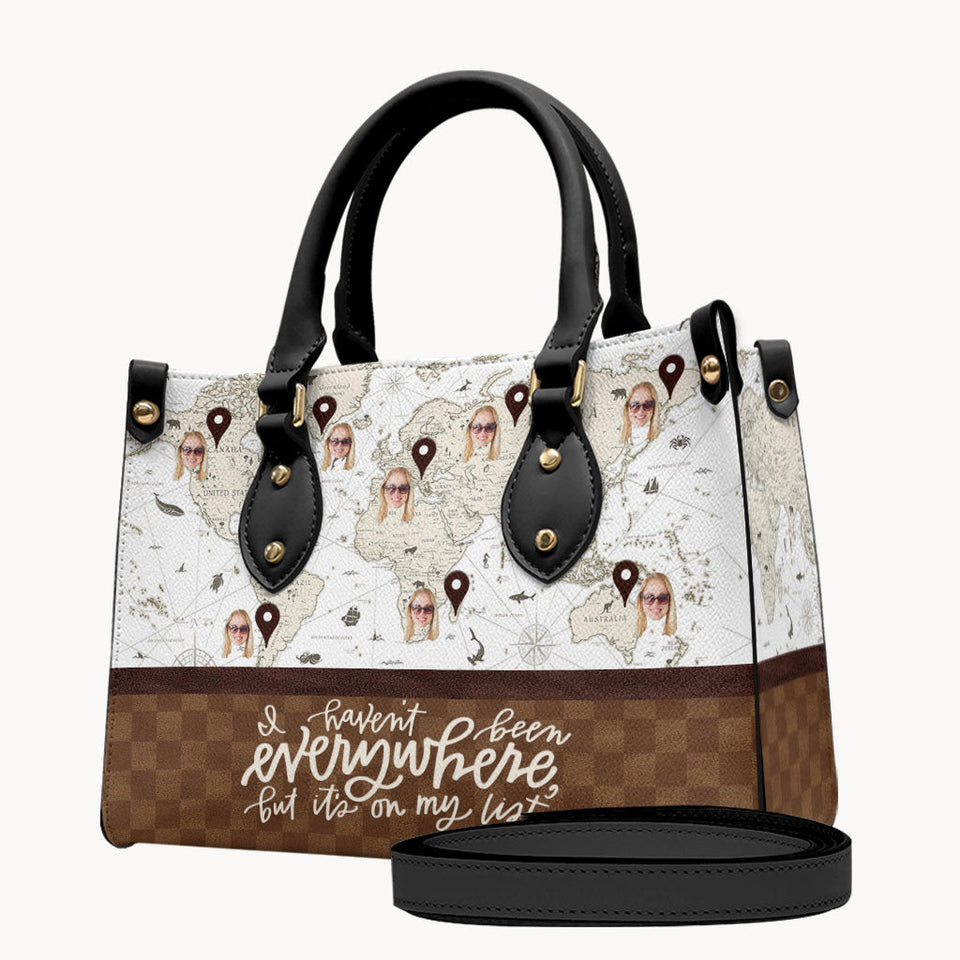 It's On My List - Personalized Travelling Leather Handbag & Luggage Cover