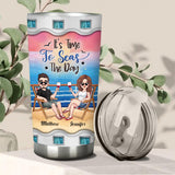 Time To Seas The Day - Personalized Cruising Tumbler