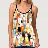 Love Cats Cross Tank Top