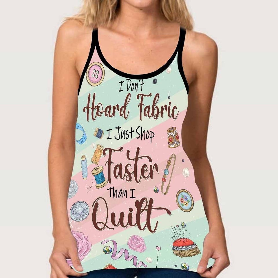 I Don't Hoard Fabric - Sewing Cross Tank Top