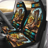 Vintage Country Boots Horses Lovers Horse Seat Covers