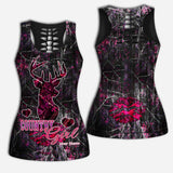 Country Girl Camo - Personalized Hunting Hollow Tank Top and Leggings