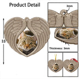 Don't Cry For Me - Personalized Christmas Cat Ornament (Printed On Both Sides)