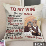You Are My Sunshine - Personalized Couple Throw Pillow