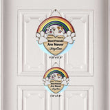 Never Forgotten - Personalized Dog Round Wood Sign