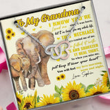 I've Love You My Whole Life - Personalized Mother's Day Grandma Two Hearts Necklace