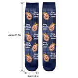 King Of Dad Jokes - Personalized Father's Day Father Socks