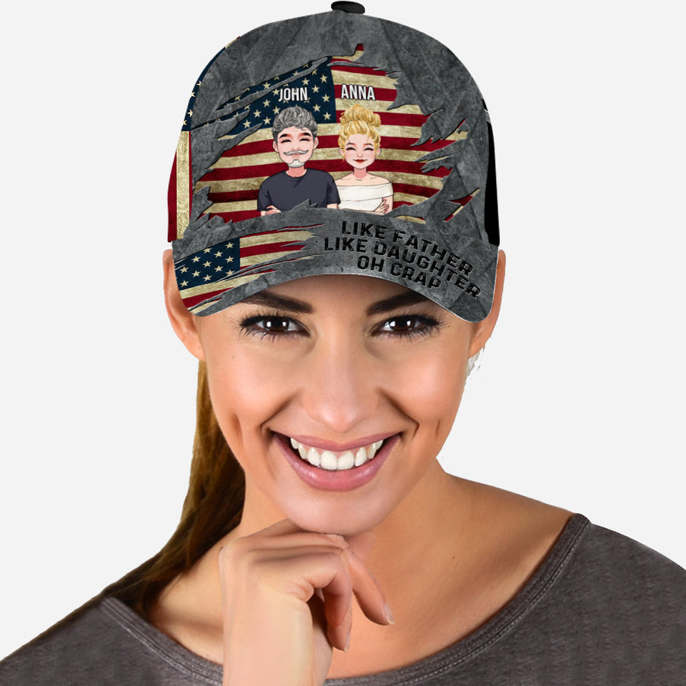 Like Father Like Daughter - Personalized Father Classic Cap