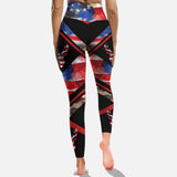 The 4th Of July Hunting - Independence Day Cross Tank Top and Leggings