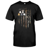 Love My Cats - Personalized Independence Day Cat T-shirt and Hoodie