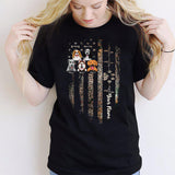 Love My Dogs - Personalized Independence Day Dog T-shirt and Hoodie