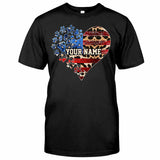 The July Cat Mom - Personalized Independence Day Dog T-shirt and Hoodie