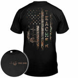 Teach Love Inspire - Personalized Independence Day Teacher T-shirt and Hoodie