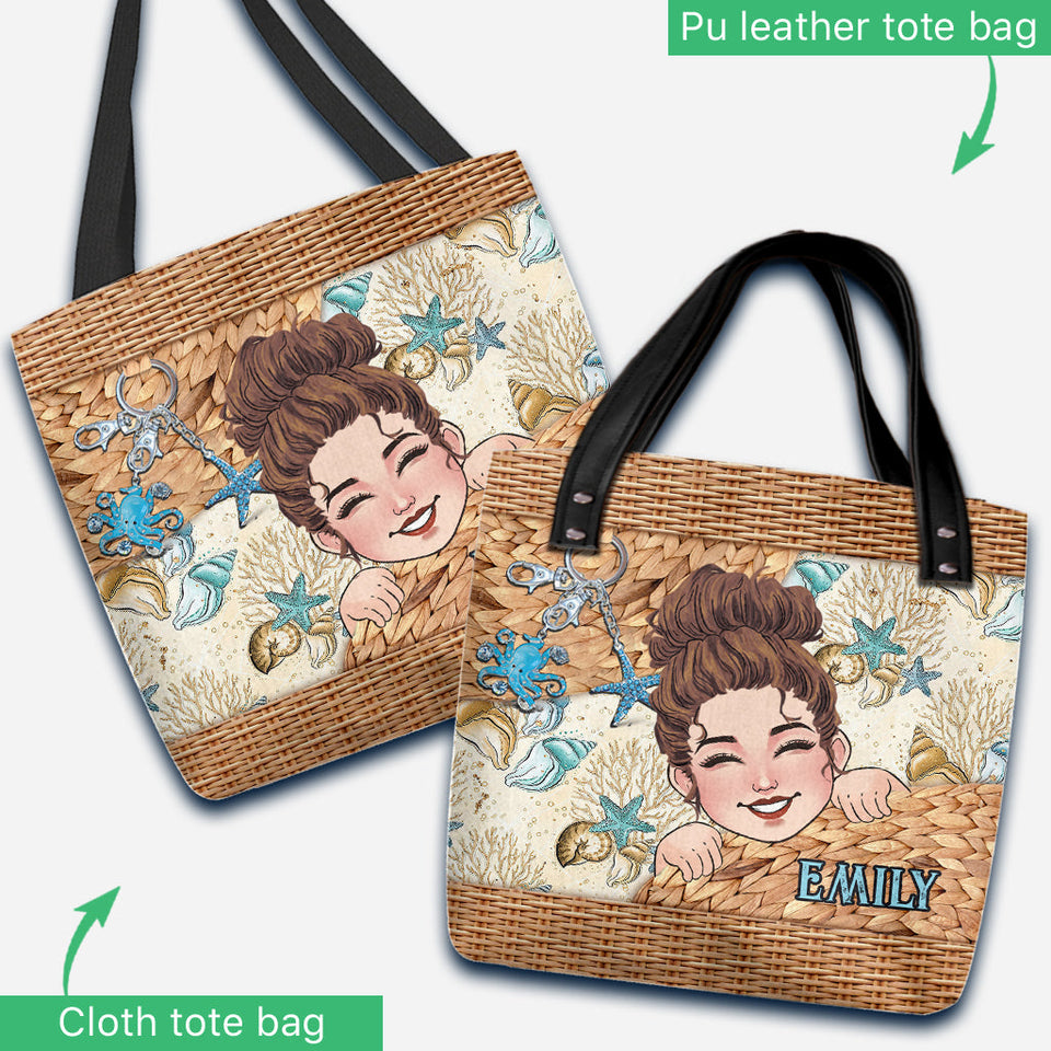 The Ocean Is Calling - Personalized Sea Lover Tote Bag