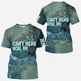 Can't Hear You I'm Gaming - Personalized Video Game All Over Shirt
