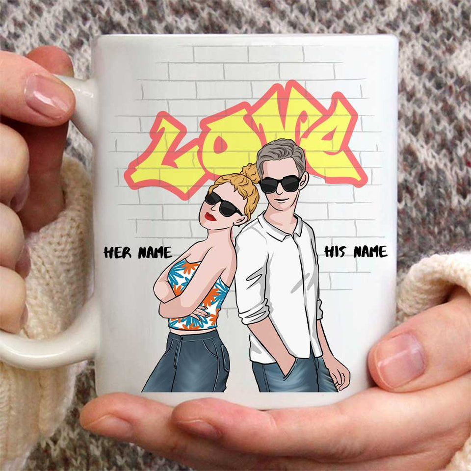 I'm Yours No Returns No Refunds - Personalized Couple Mug