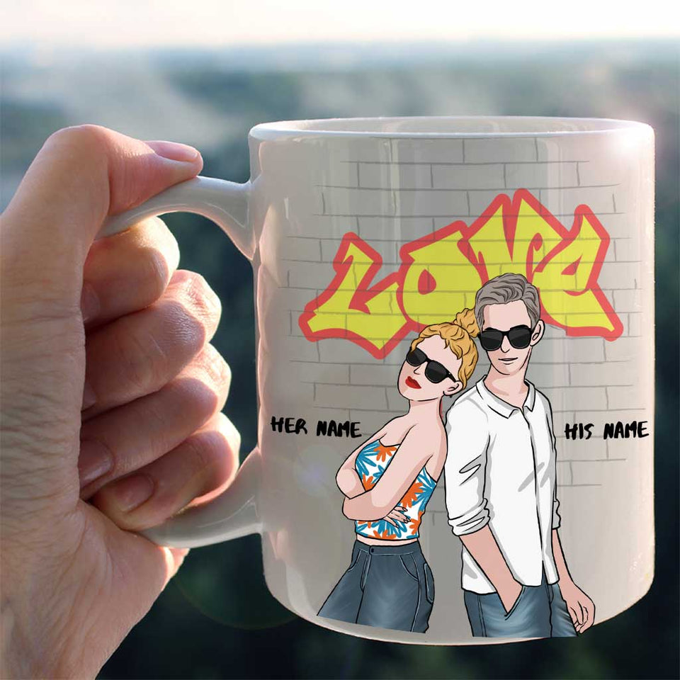 I'm Yours No Returns No Refunds - Personalized Couple Mug