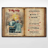 To My Husband I Love You - Personalized Couple Poster