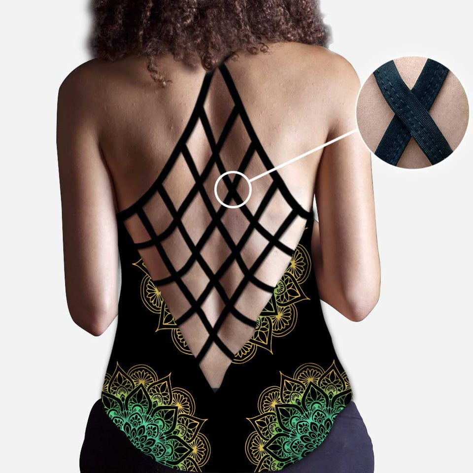 Love Yoga - Yoga Cross Tank Top