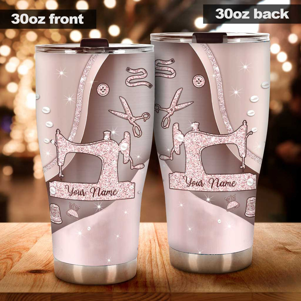 Love Sewing - Personalized Sewing Tumbler
