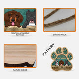 Welcome To The Dog House - Personalized Wood Sign