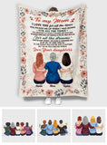 To My Mom - Personalized Mother's Day Mother Blanket